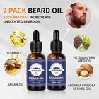 Beard Care Kit Gifts Set W beard Conditioner 2 Packs Oil beard    