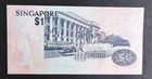 Singapore 1 Dollar Bill 1976 Pick-9 Birds Nine  unc  Bird