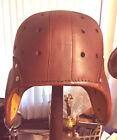 Heisman Style Leather Football Helmet 1920-30s 4 Strap  Legendary   Adult Full 
