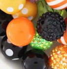 Chunky 20mm Halloween Bubblegum Beads Diy  Black Green Orange For Crafts