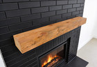 Barn Wood Fireplace Mantel  Beam   Rustic  Salvage  Reclaimed   6x8x72   