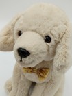 Fao Schwarz Labrador Golden Retriever Puppy Dog Gold Bow Tie Realistic Plush 11 