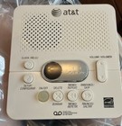 At t Digital Answering Machine System With Time And Day  Volume Adjust   White