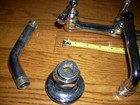 Vintage Sterling Faucet Co  Chrome Brass Farmhouse Laundry Bathroom Sink Kitchen