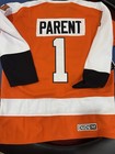 Bernie Parent Philadelphia Flyers  1 Home Throwsback Jersey All Sizes New W tag