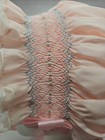 Vintage Pale Pink Hand Smocked Toddler   Child Bonnet Prairie Lace   Blue   Pink