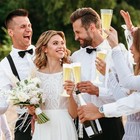 Surehome Plastic Champagne Flutes Disposable Champagne Glasses 20 Pack 5 Oz Clea