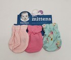  2  Gerber 3-pack Baby Mittens Size 0-3 Months - 6 In All