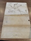C1850 Ny Livingston Manor Legal Manuscript Hand-drawn Survey Map