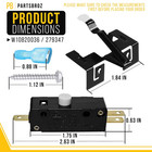 W10820036 279347 Dryer Door Switch For Whirlpool Kenmore Maytag Roper Dryers Oem