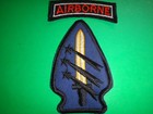 2 Vietnam War Patches  Airborne Arc   Us 5th Sfg Detachment A-352 Patch