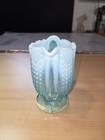 Victorian Opalescent Blue Pearline Pressed Glass Richelieu Creamer Jug Davidson