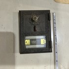 Vintage Post Office Door And Frame 50 s-60 s Small 3 75    X 5     Single Dial