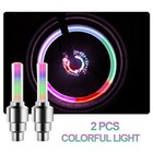 Led Bicycle Valve Light Neon Bike Tire Spoke Wheel Lamp Night Riding Safety