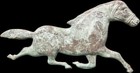 Rare Antique Vintage Running Horse Weathervane Topper Metal  Old  Mcm   