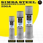 Hardware Cloth Galvanized Welded Wire Mesh  Size 12 -72    50 100ft Simba Steel