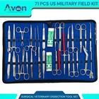 71 Us Military Field Minor Surgery Surgical Instruments Forceps Scissors Kit
