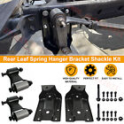 Rear Leaf Spring Hanger Bracket   Shackle Kit For Chevy Silverado Gmc Sierra Us