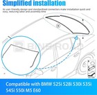 Rear Windshield Upper Moulding Seal Rubber 51317027916 Compatible With Rear