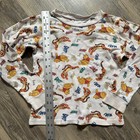 Vtg Winnie The Pooh Disney Pajama Shirt Top Aop Pooh Tigger Size 6 Read