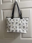 Disney Dooney   And Bourke Christmas Holiday Winter Mickey Castle Tote Bag