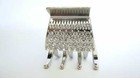 Small medium Gold Or Silver Metal And Crystal  Hair Claw Clip Jaw Clip