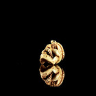 Ojime Skull Snake Contemporary Signed By Artist Antique Japanese Style Netsuke