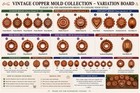 Huge Lot - You Choose - 18 Vintage Copper Clad Aluminum Jello Molds Beautiful 