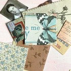 Vintage Inspired Scrapbook Kit - 10pc Ephemera   Decorative Paper Pack Aesthetic