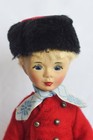9  Vintage Old Cottage Toys Dutch Boy  204 Doll W tag   Stand
