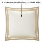 Casa Bolaj Euro Square Pillow Shams 2 Pcs 100  Egyptian Cotton Sateen 400tc