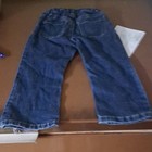Garanimals 4t Blue Denim Straight Jeans Elastic Waist Button Stretch Pockets