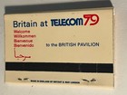 Vintage Tele Com 79 Matchbook British National Day Sept 25 1979