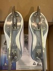 Jackson Ultima Softskate Girls Figure Ice Skate  Size 12j  White purple Diamonds
