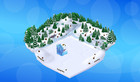 2024 Webkinz January Deluxe Day Prize  Winter Wishes Ice Throne  seating  