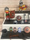 Playmobil Knights Figures Lot Of 6 With Shields Weapons Accessories Lot