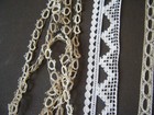 Antique Lot Tiny Sizes Lace Trim Sawing For Dolls High Quality  Over 20y 