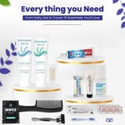 15pcs Travel Toiletry Kit For Men women tsa Approved Set With Shampoo wash   Bag