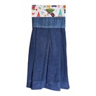 Garden Gnomes - Handmade Hanging Kitchen Dish Hand Towel - 100  Cotton  245