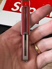 Supreme X Cw t Cwt Edc Pen Type C Red Titanium Metal Bookmark Brand New Sold Out