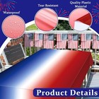 Pack Patriotic Tablecloths 4th Of July Tablecovers 54  X 108  Red  White And 3