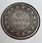 1899 Canada Silver Half Dollar    50 Cent     Newfoundland