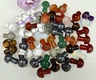 Wholesale Lot 50 Pcs 20mm Mixed Crystal Mushroom Healing Energy