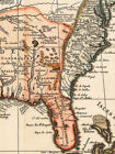 1719 Map Of Mexico And Florida Historic Vintage Style Wall Map - 20x24