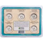 2019 America   s National Park Quarters 5-coin Year Set Uncirculated In Showpak