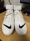 Nike Force Savage Pro 2 Football Cleats Sz18 White Black Lineman Ah4000-100 Read
