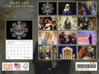 Mary And The Saints Catholic Calendar 2026 Religious Monthly Wall
