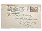 Canada Postal Cover 1928  c1 Air To Regina To Winnepeg To Ny  Usa Special Cancel