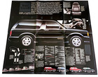 New 1992 -93 Oem Gmc Typhoon Suv Dealership Fold Out Color Poster Sales Brochure