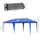 10  X 20  Ez Pop-up Canopy  Party Event Tent W  Carrying Bag  Blue